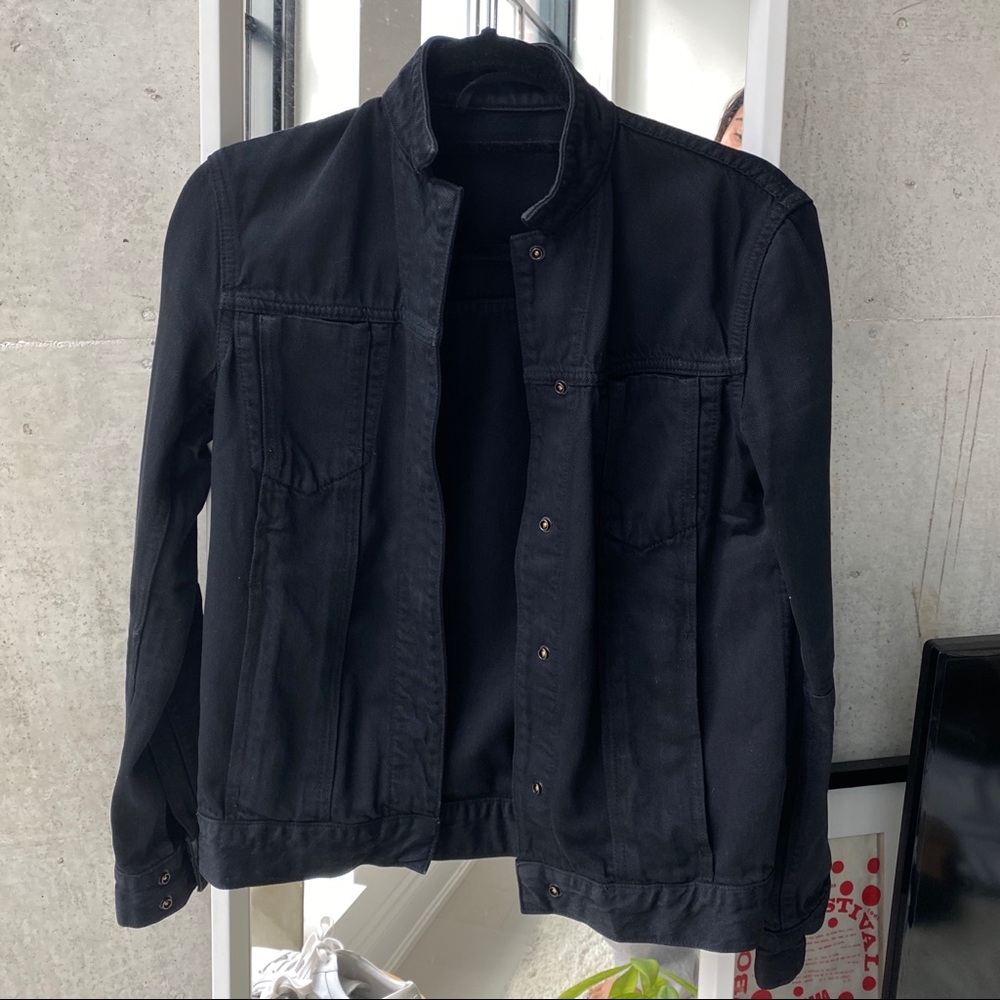 Helmut Lang stand-collar denim jacket (S)